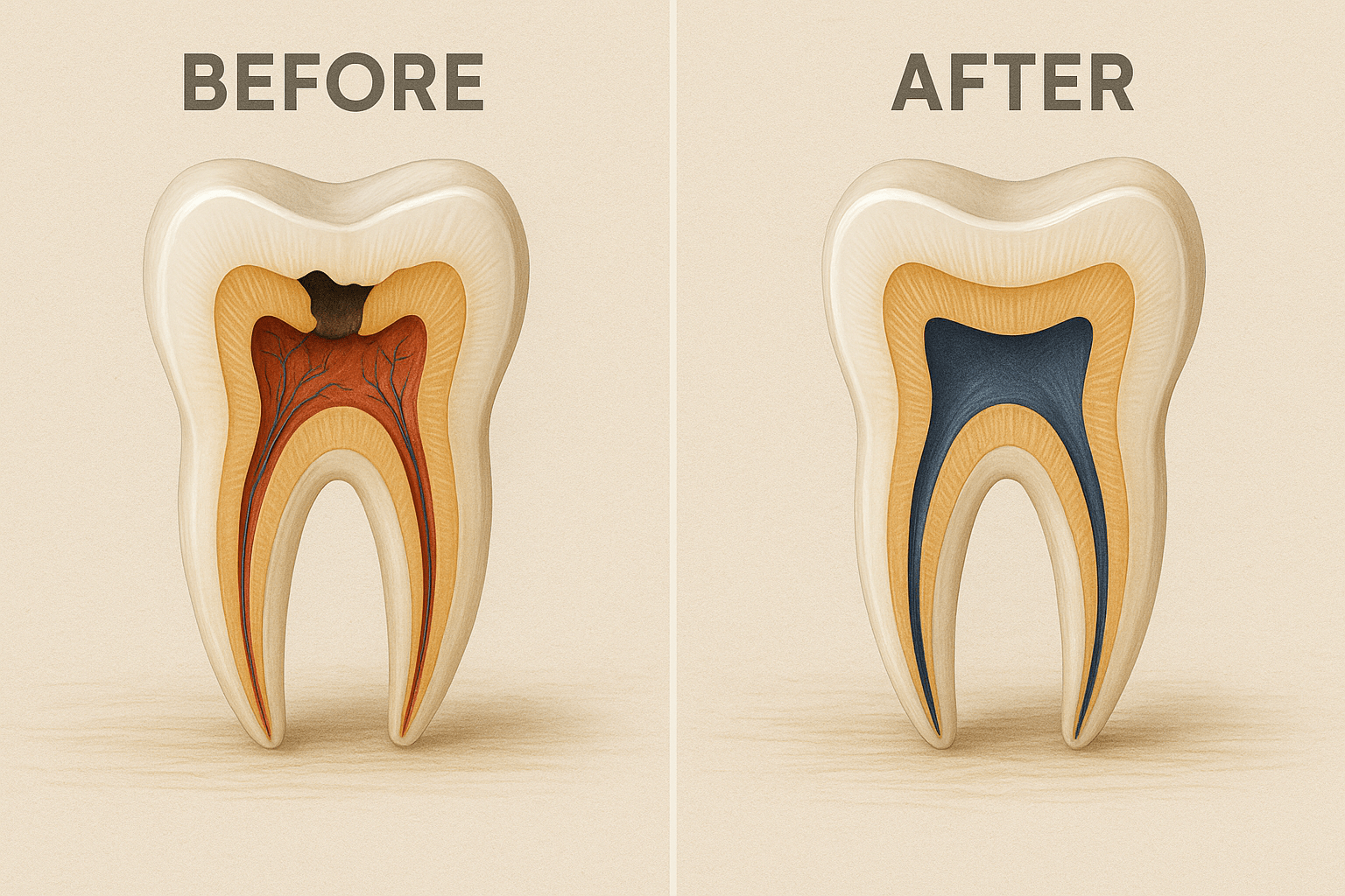 Before After Root Canal Columbus Dental Centre Before After Root Canal Columbus Dental Centre